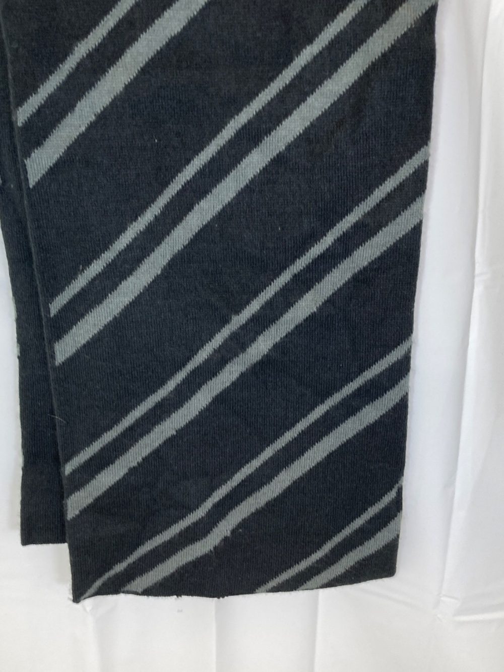 Disney Parks Scarf Mickey Mouse Black Gray Stripe Adult Unisex - Picture 11 of 11